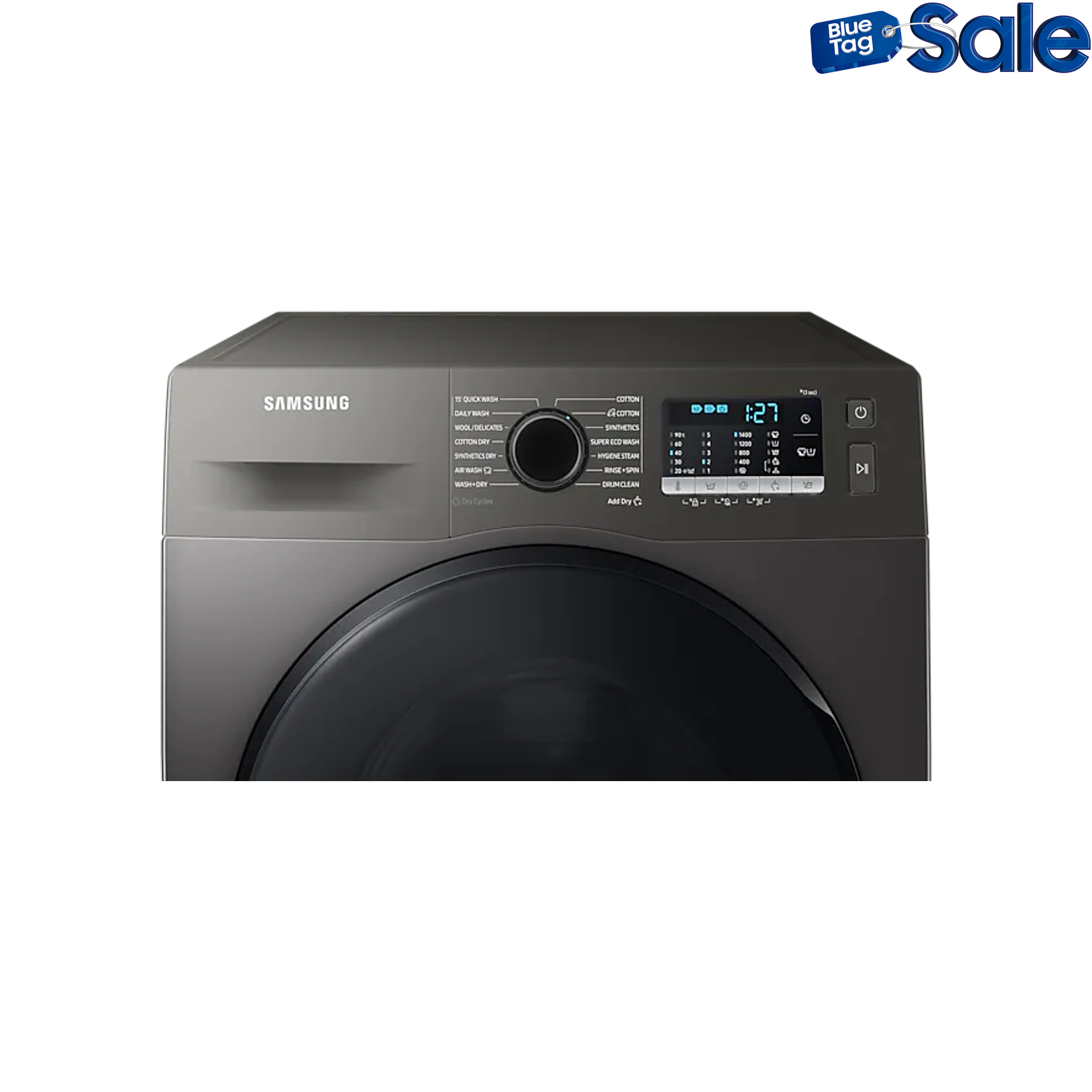 Samsung 7kg Washer / 5kg Dryer Combo - Inox Silver (Photo: 3)